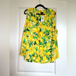 Torrid Harper lemon leaves tank